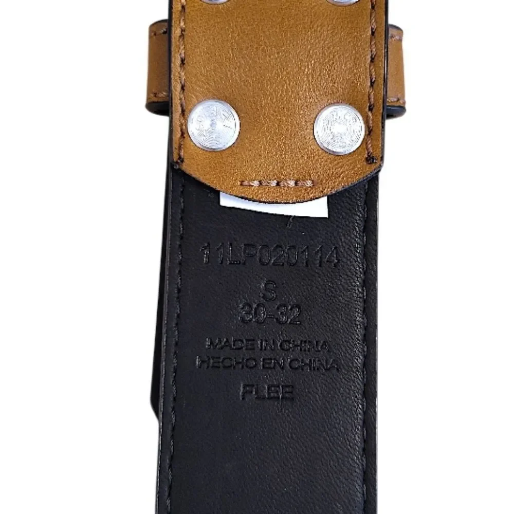 Levi's Tan Synthetic Leather Belt NWT Mens Small SZ 30- 32